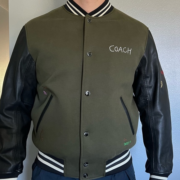 COACH - Diary Script Varsity Jacket - Picture 3 of 9